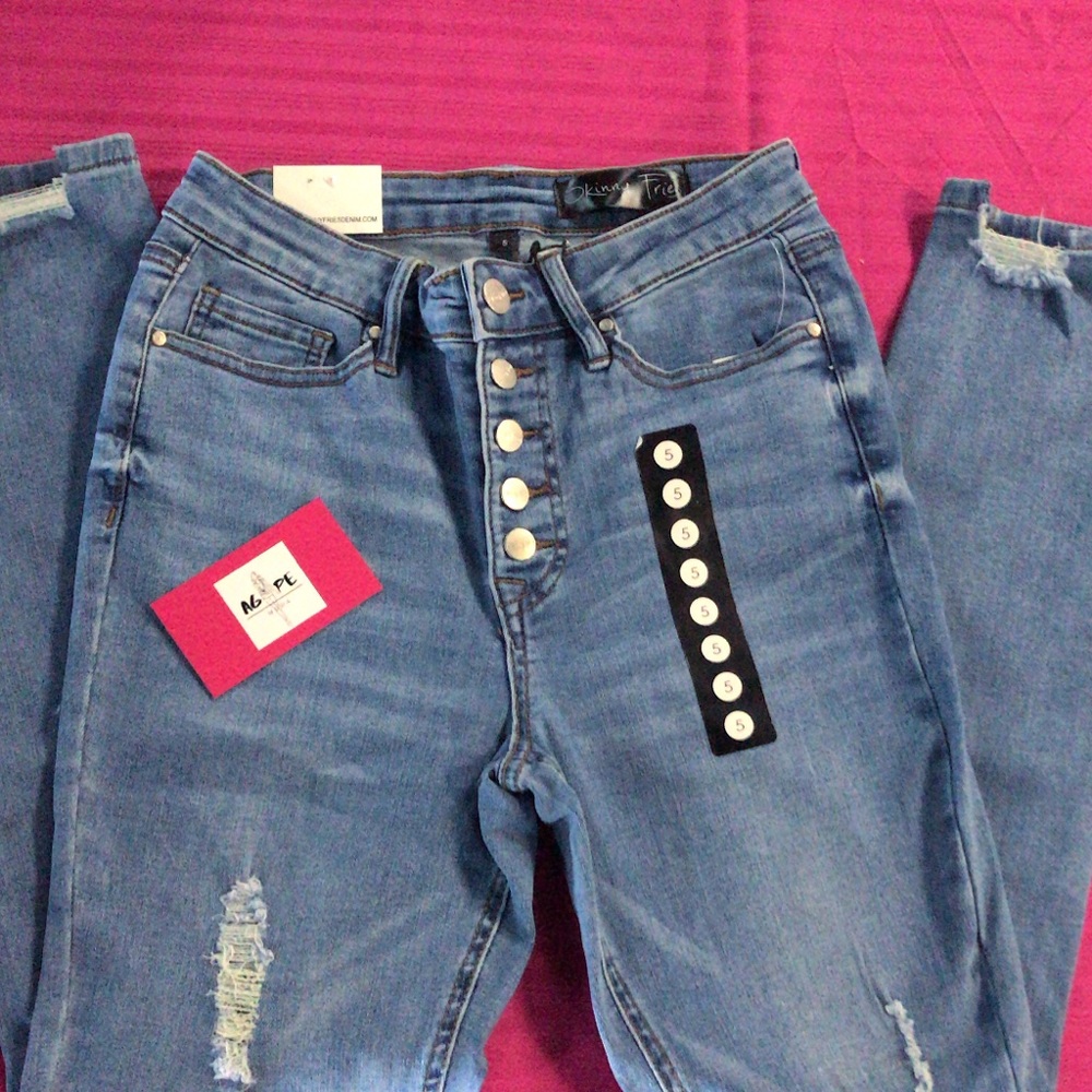 High waisted Skinny Fries jeans